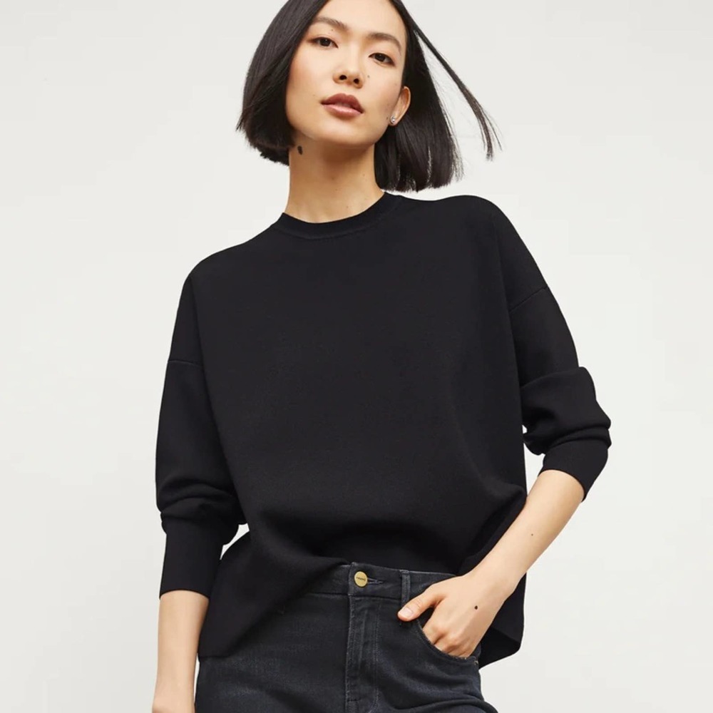 EUC M.M. Lafleur The Para Sweatshirt - Jardigan- XXS, Black